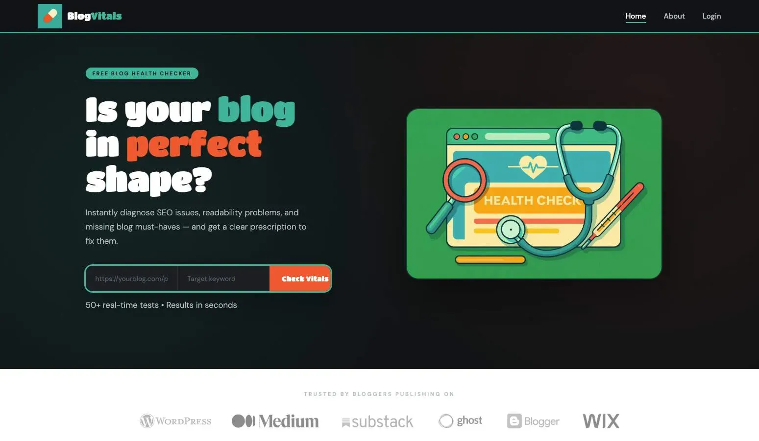 image 1 for BlogVitals