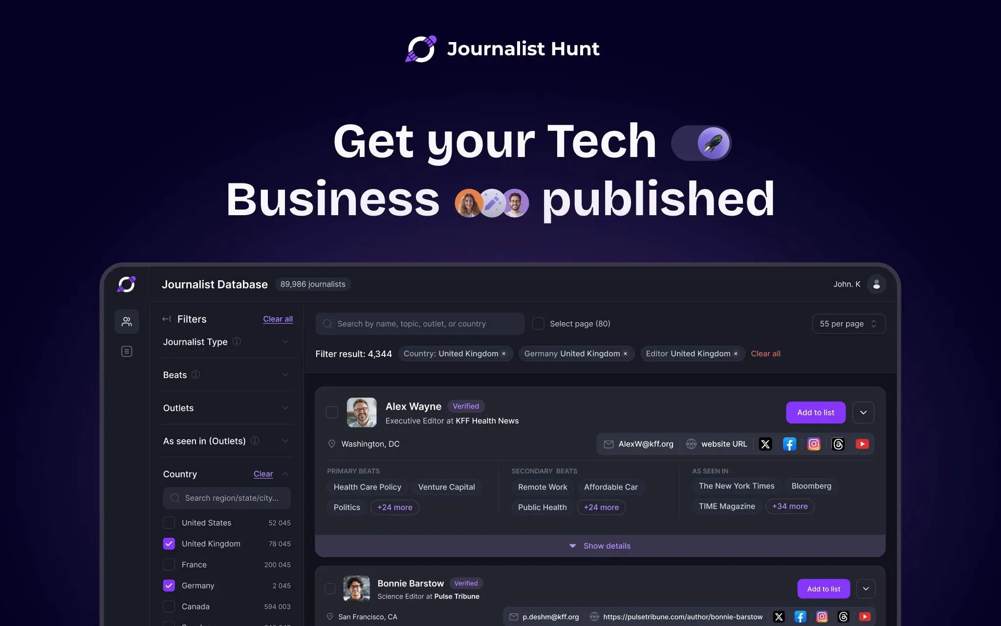image of Journalist Hunt