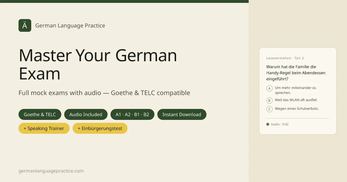 image of German Language Practice