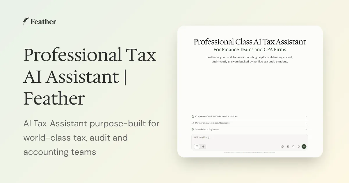 image of Feather Tax AI image of Feather Tax AI