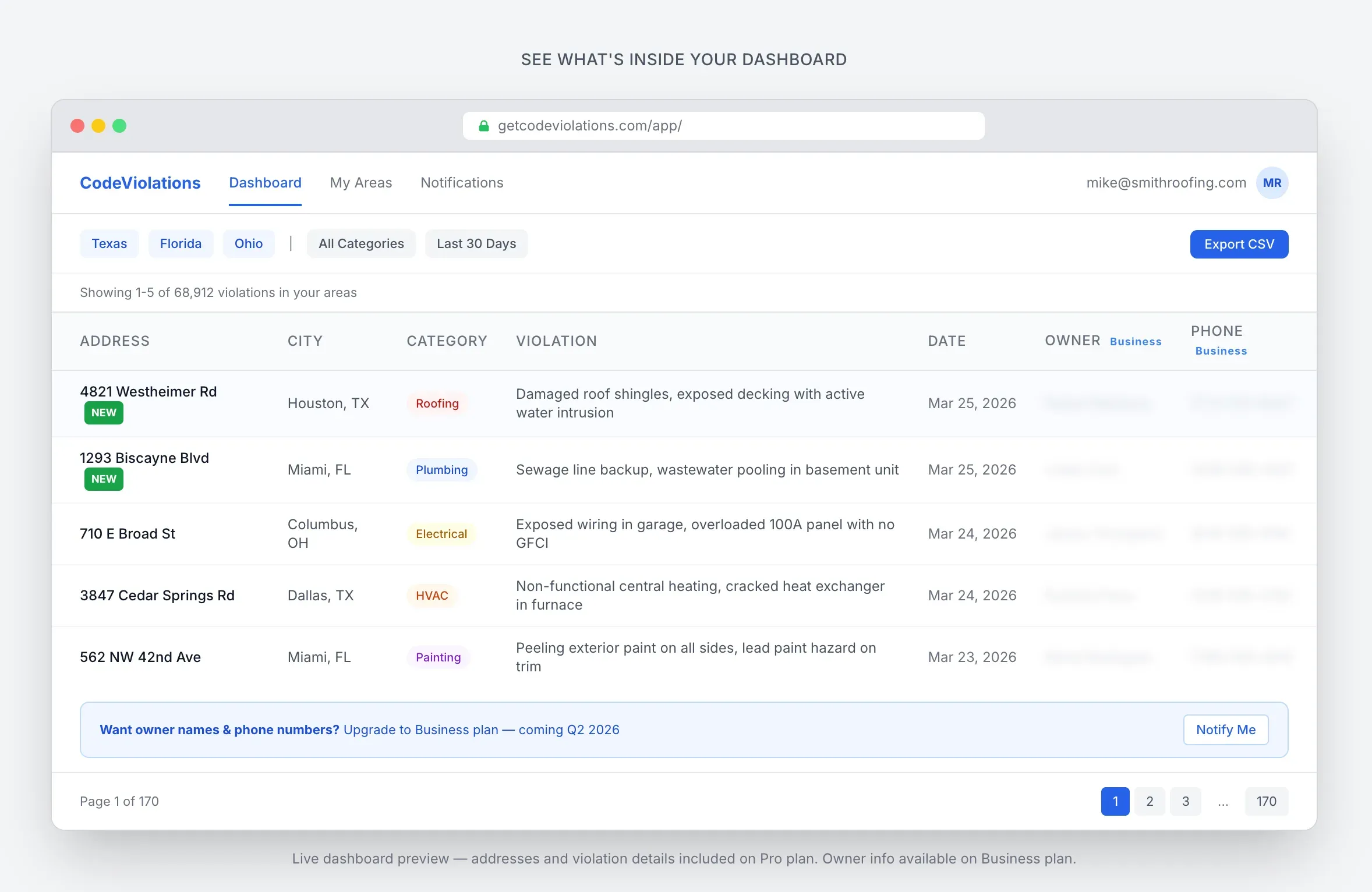 image of CodeViolations image of CodeViolations