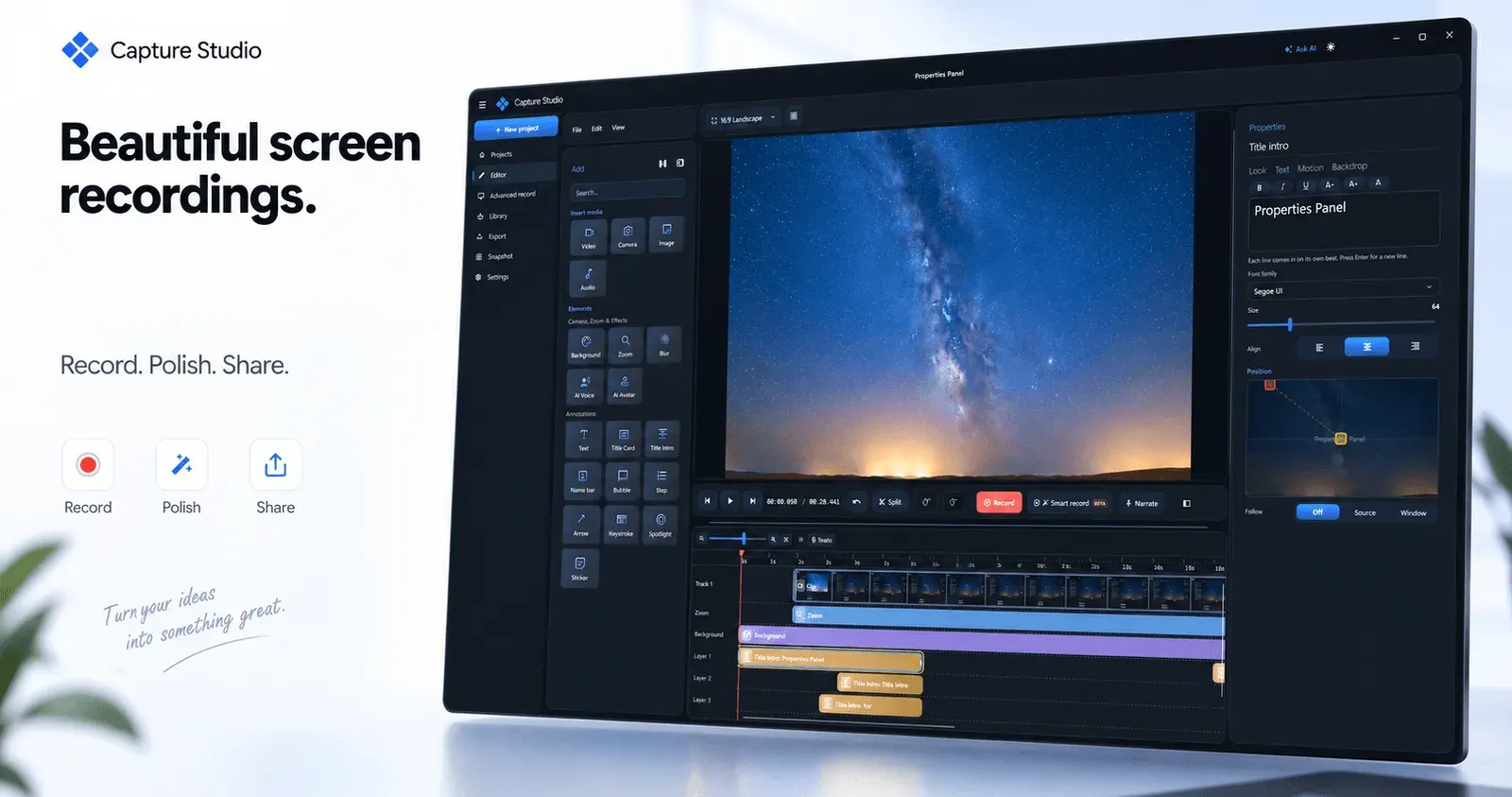 Screenshot of Capture Studio