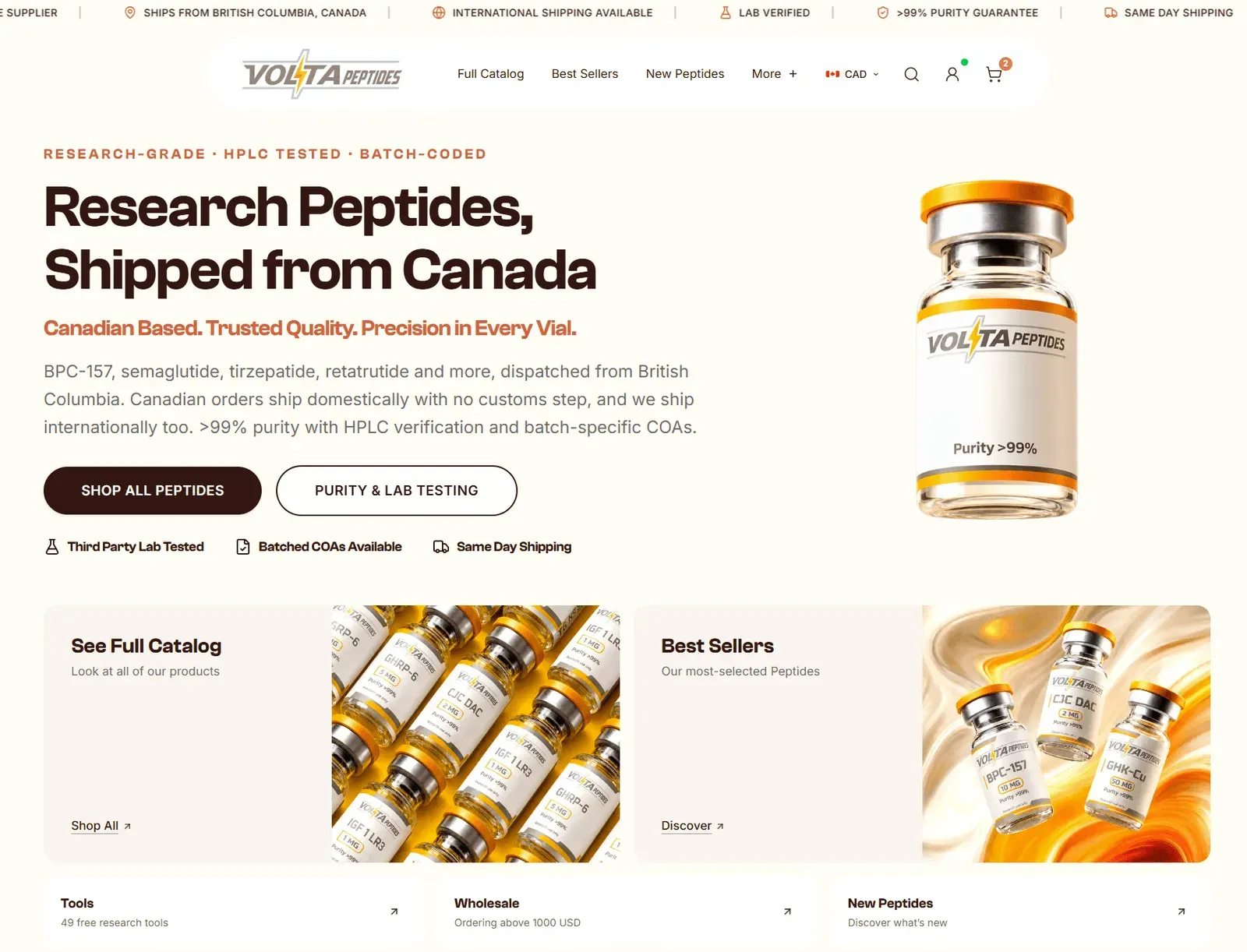 image 1 for Volta Peptides