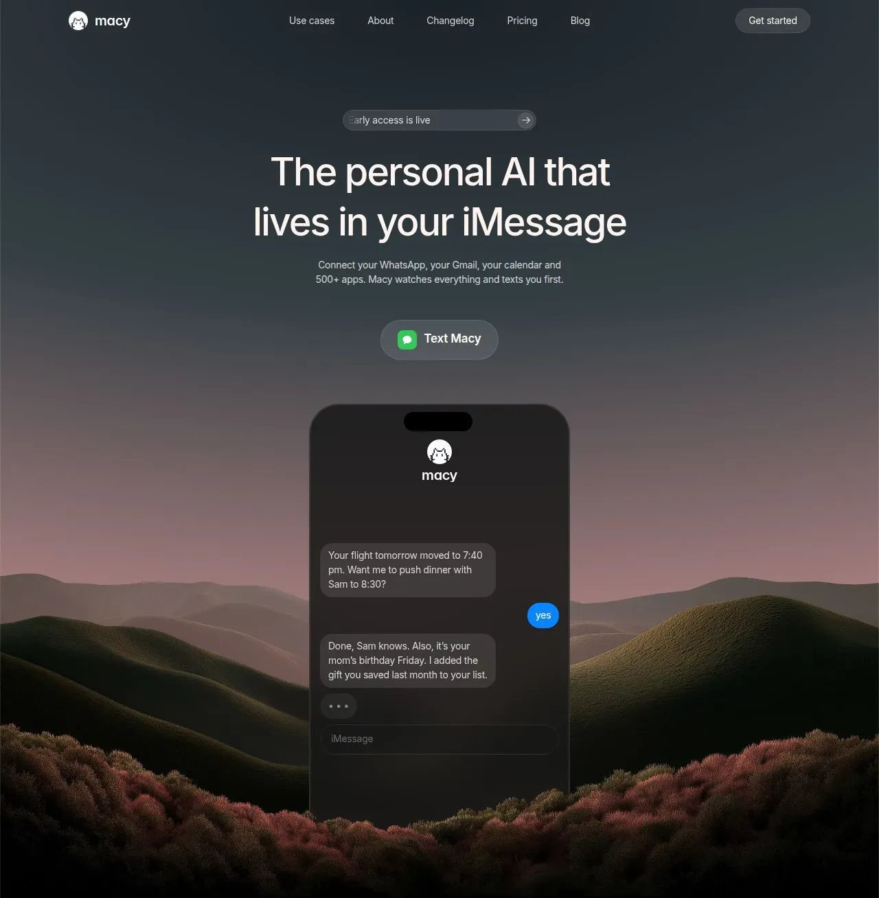 Screenshot of Macy
