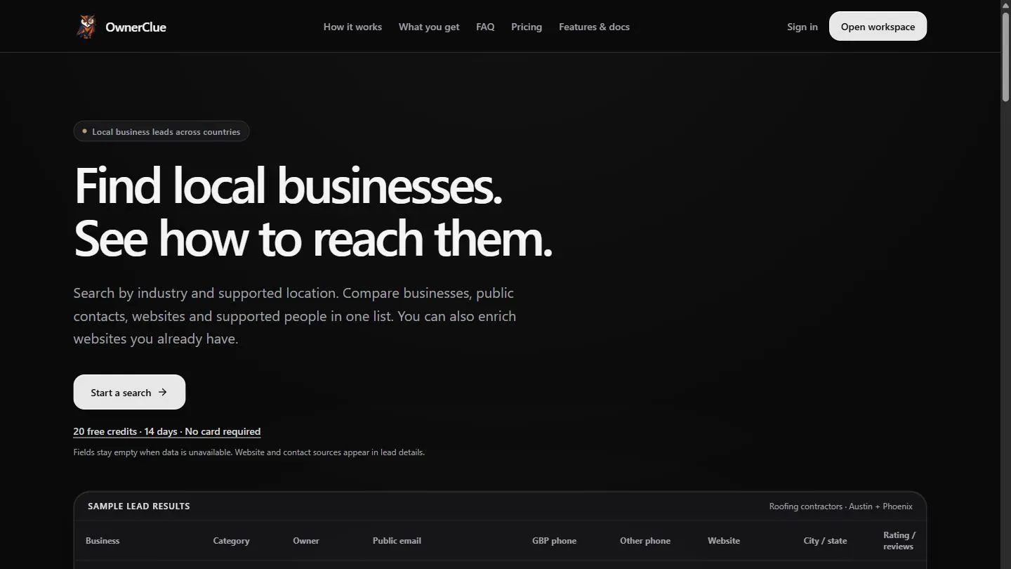 image of OwnerClue
