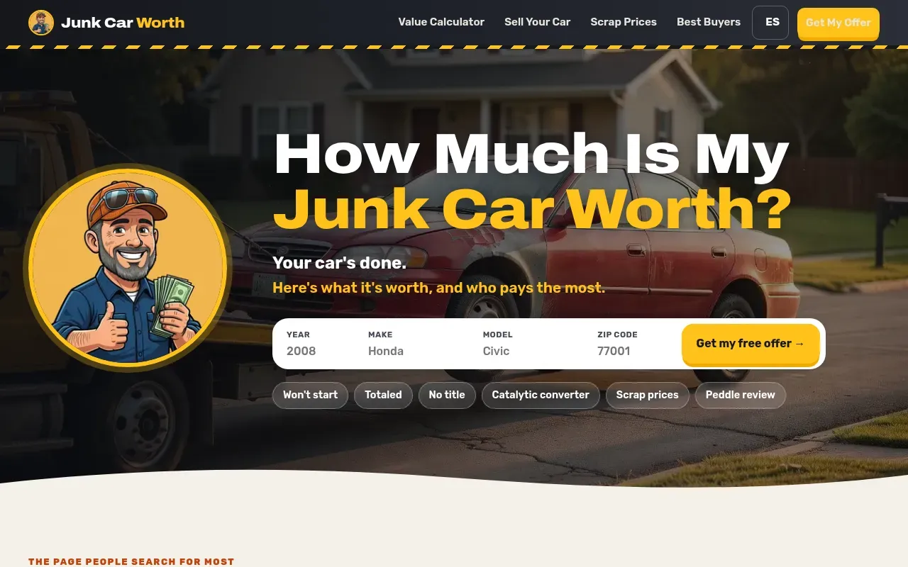image of Junk Car Worth