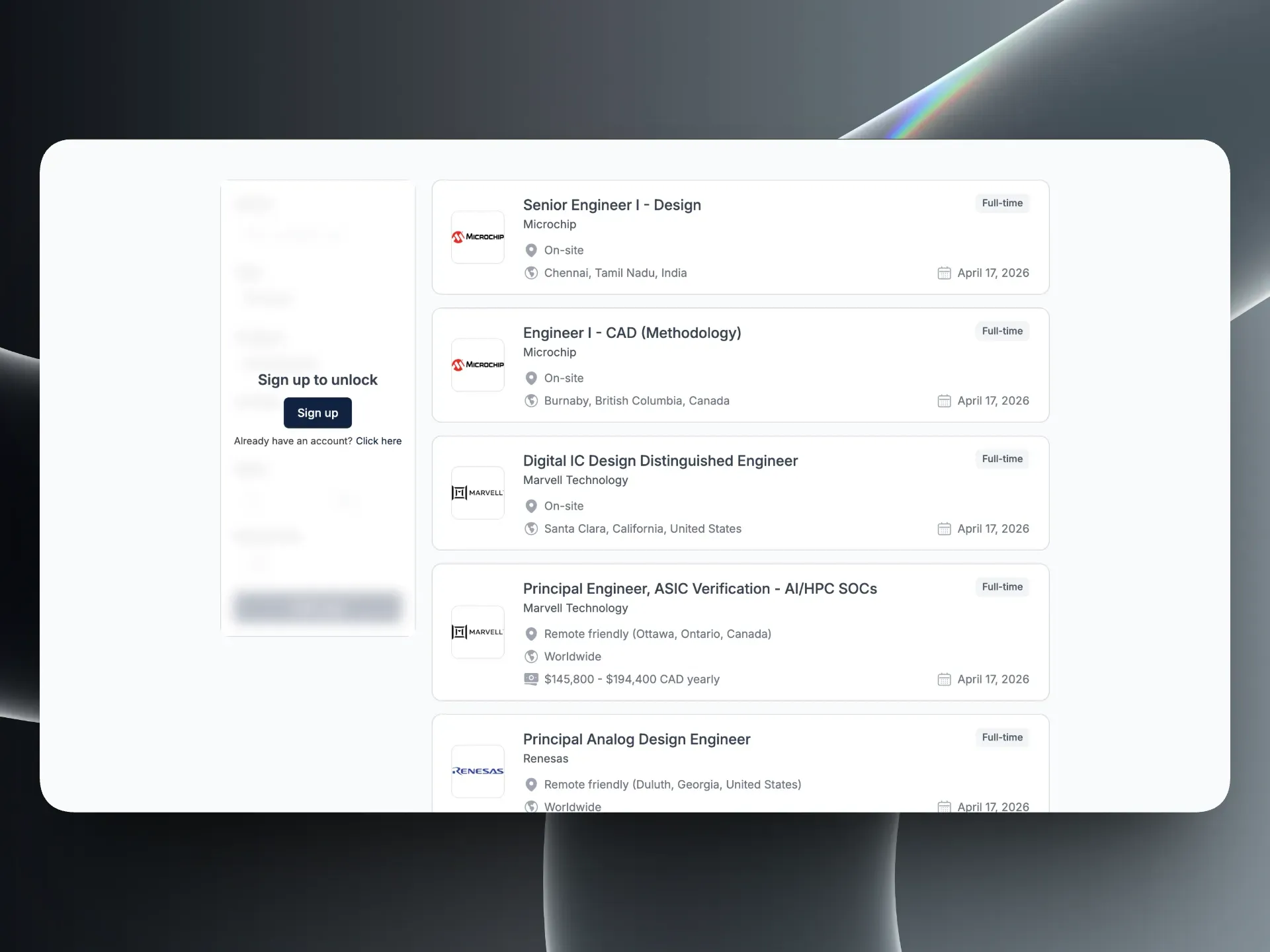 Semiconductor Design Jobs