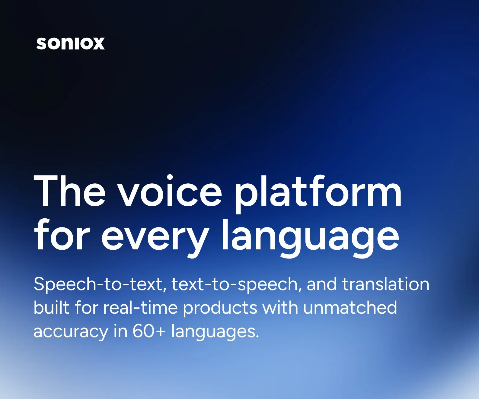 image of Soniox
