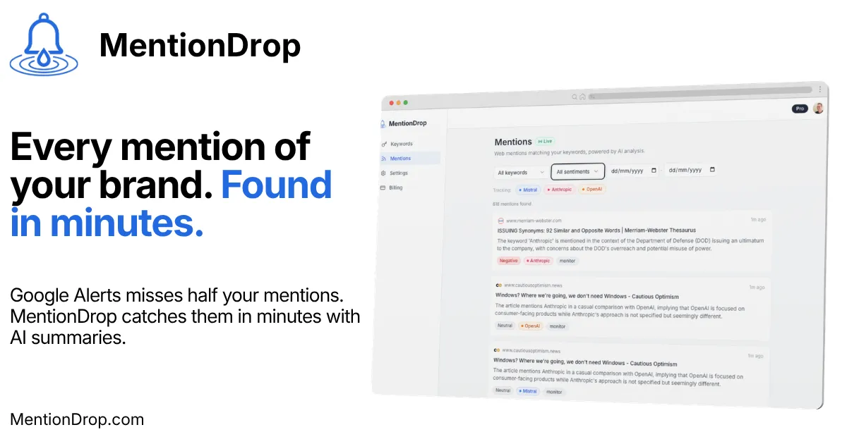 image of MentionDrop