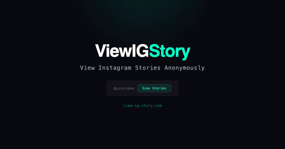 image of ViewIGStory