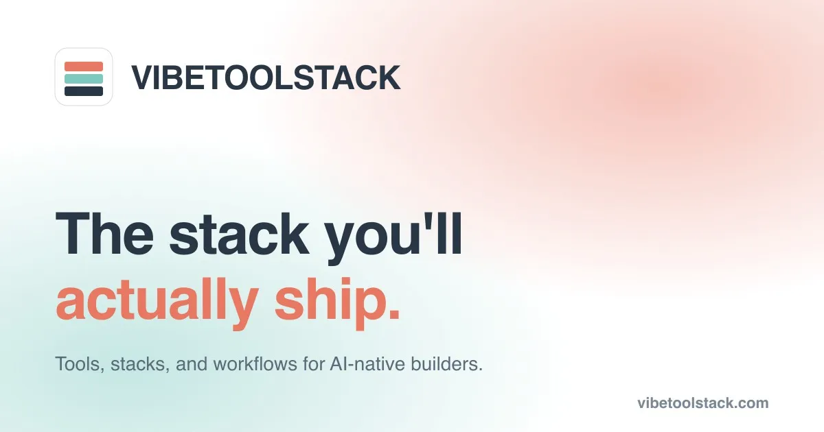 Screenshot of Vibetoolstack