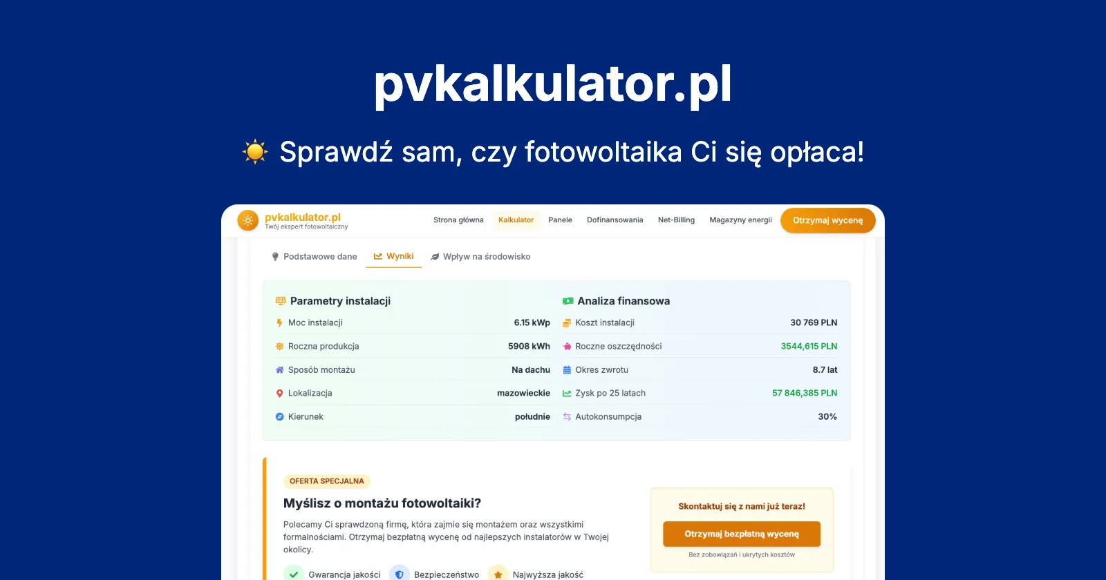 image of PV Kalkulator