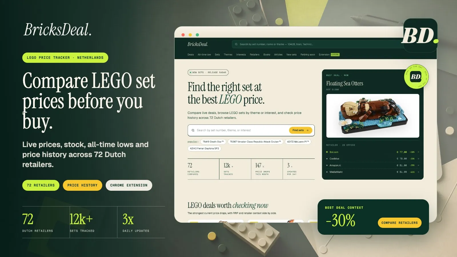 Screenshot of BricksDeal