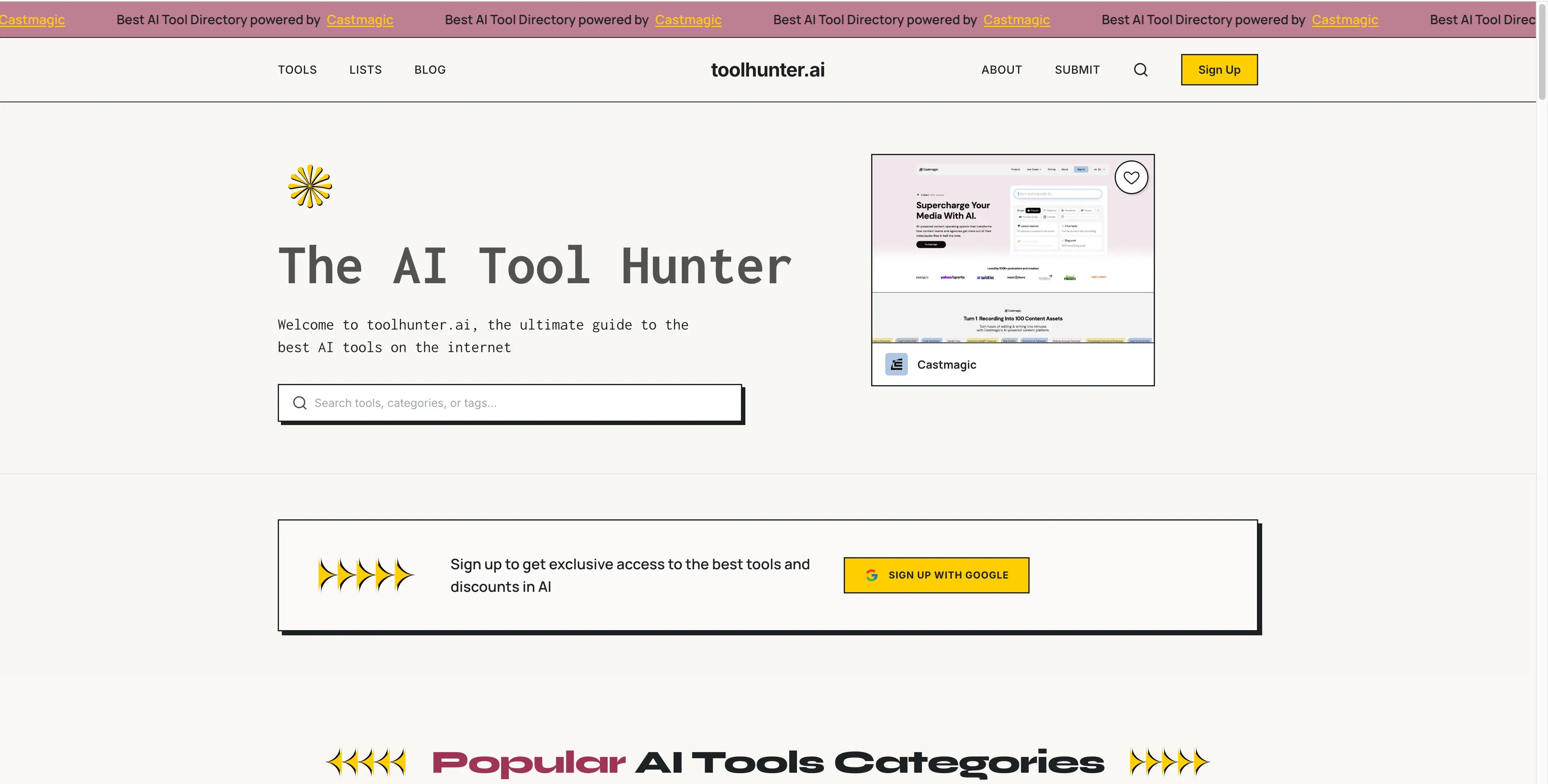 image of ToolHunter AI