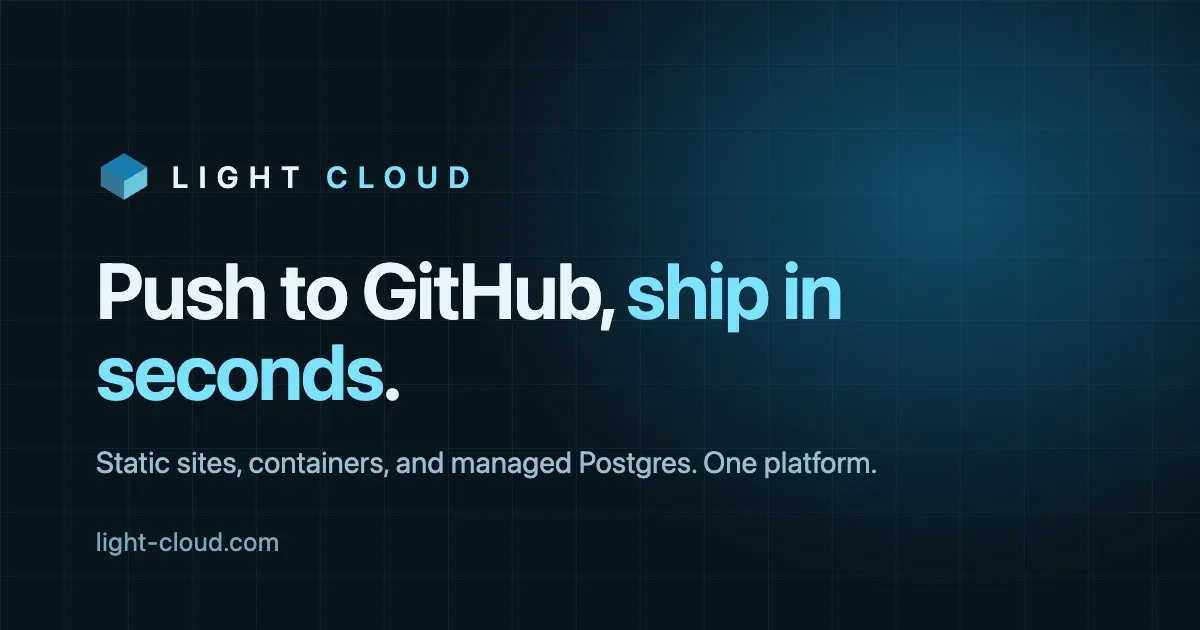 Light Cloud 2026 Review - GitHub Deploys & AI Power