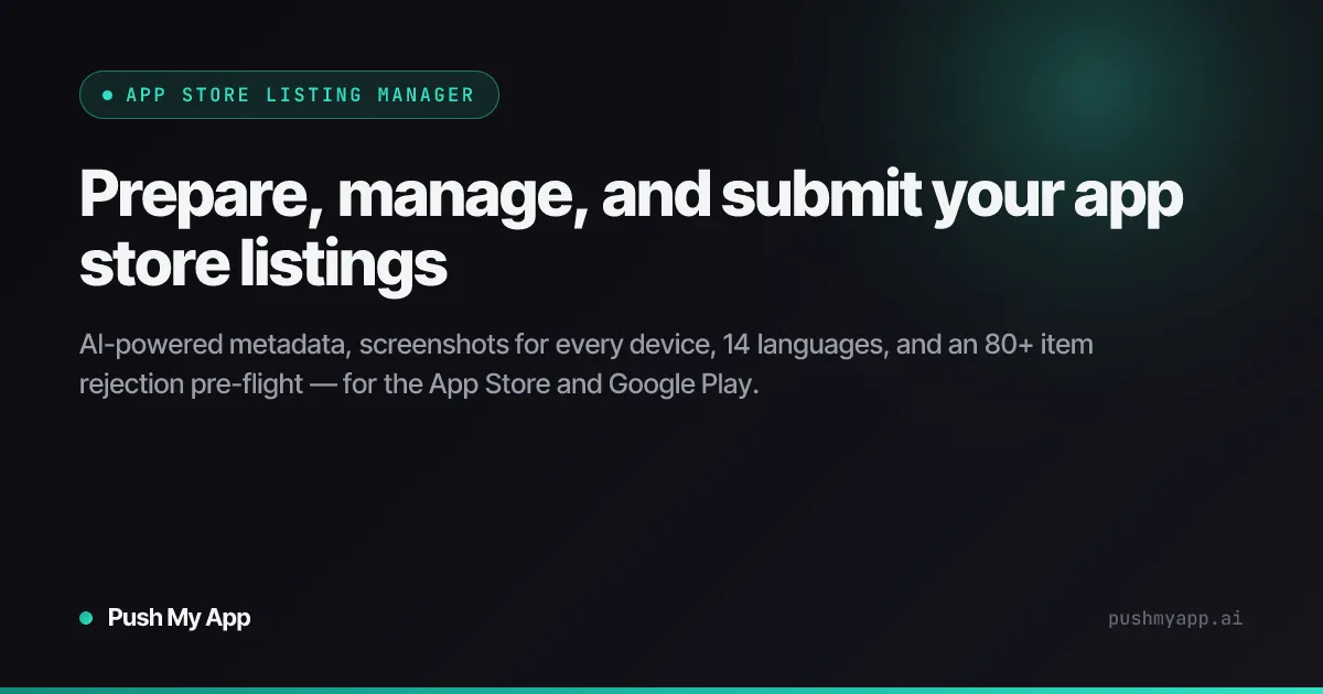 Screenshot of Push My App